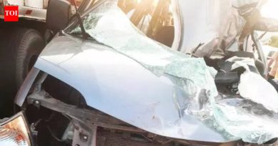 पुणे-सोलापूर महामार्गावर थांबलेल्या ट्रकला व्हॅन आदळली, वाढदिवसाचा मुलगा आणि आईसह 3 ठार