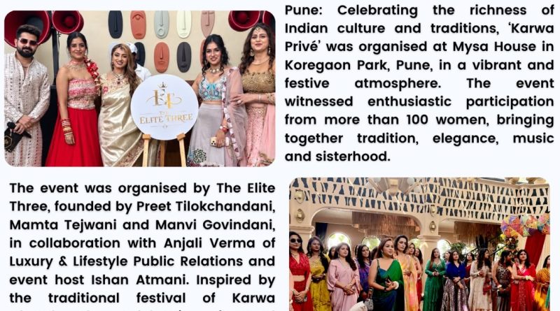 Karwa Privé’ Celebration Concludes on a Joyful Note in Pune