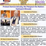 Protest Democratically, But Respect the Nation: Yashwant Bhosale
